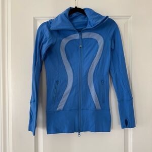 Lululemon blue In Stride Zip-Up Jacket size 2